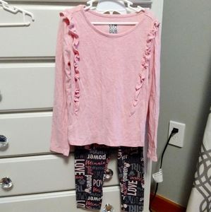 Gymboree top w/ leggings 5/6